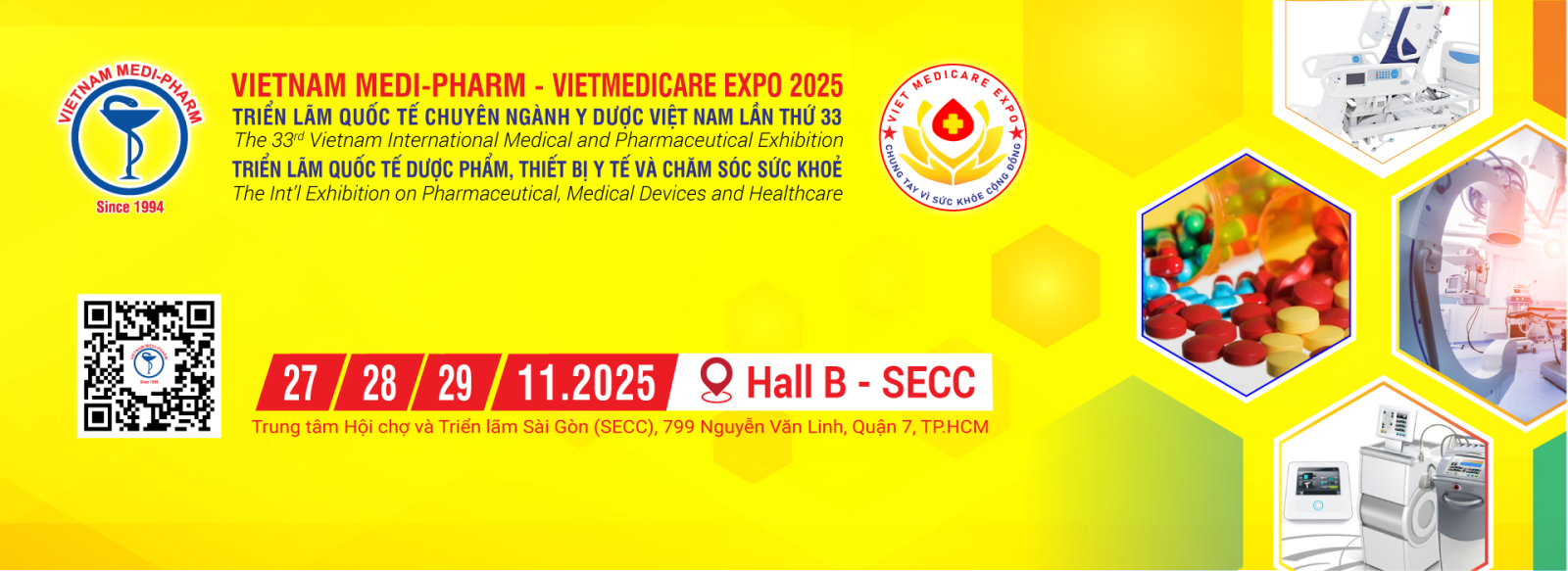 VIETNAM MEDIPHARM 2025 - Triển lãm Quốc tế chuyên ngành Y Dược Việt Nam lần thứ 32